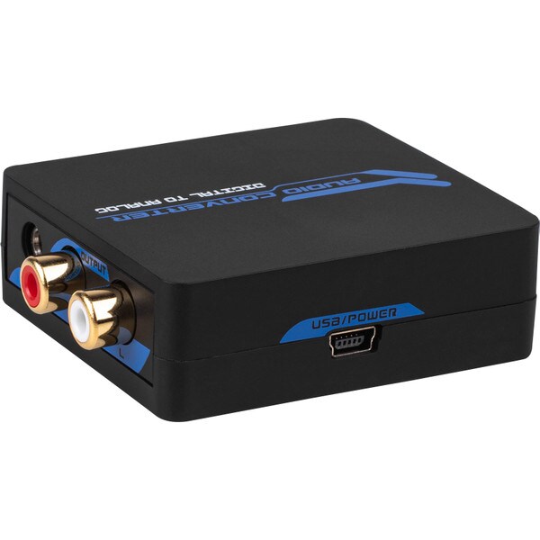 Main product image for Optical SPDIF / Coaxial to RCA Analog Audio Converter with 3.5mm Output180-1140
